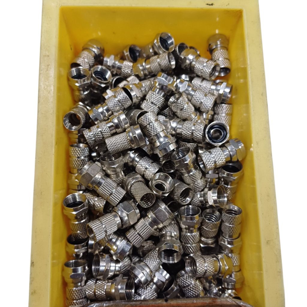 ขั้วต่อเกลียว F RG6 - ขั้วต่อ RG6 อย่างหนา คุณภาพดี