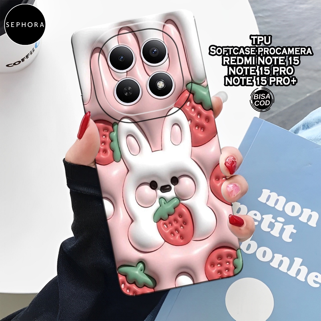เคส HP Redmi Note 15/15 Pro/15 Pro+ - เคสไอศกรีมแฟชั่น - เคสอ่อน Note 15/15 Pro/15 Pro+ - เคสกล้อง P