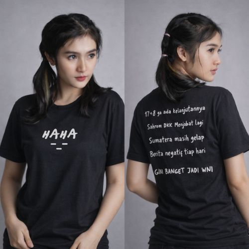 เสื้อยืด Social Criticism Sindir สําหรับผู้ชายและผู้หญิง - พรีเมี่ยม DTF 24s Combed Cotton Distro เส
