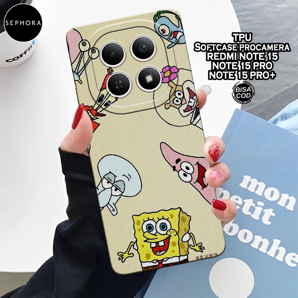 เคส HP Redmi Note 15/15 Pro/15 Pro+ - เคสการ์ตูนแฟชั่น - เคสอ่อน Note 15/15 Pro/15 Pro+ - เคสกล้อง P