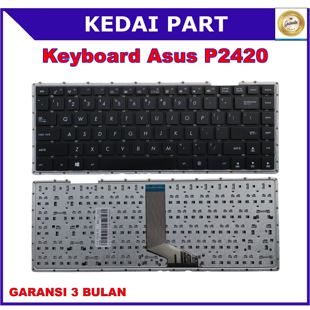 Asus Pro AsusPro P2420 P2430 P2430u P2430ua P2430uj 2430 คีย์บอร์ด