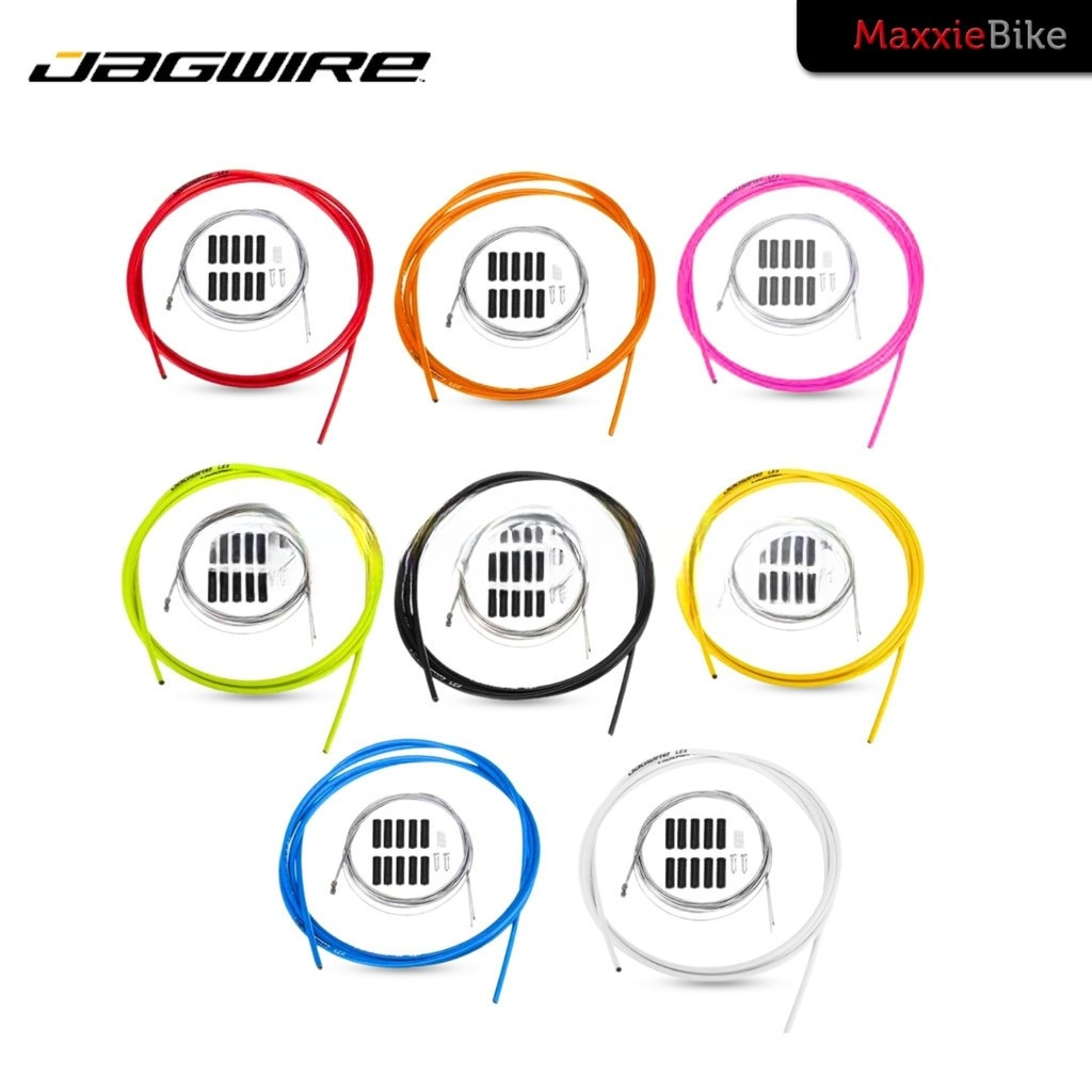 JAGWIRE ชุดสายเคเบิล Shifter สายเบรค-สายเบรค Shifter Housing Endcap จักรยานเสือหมอบ MTB SELI