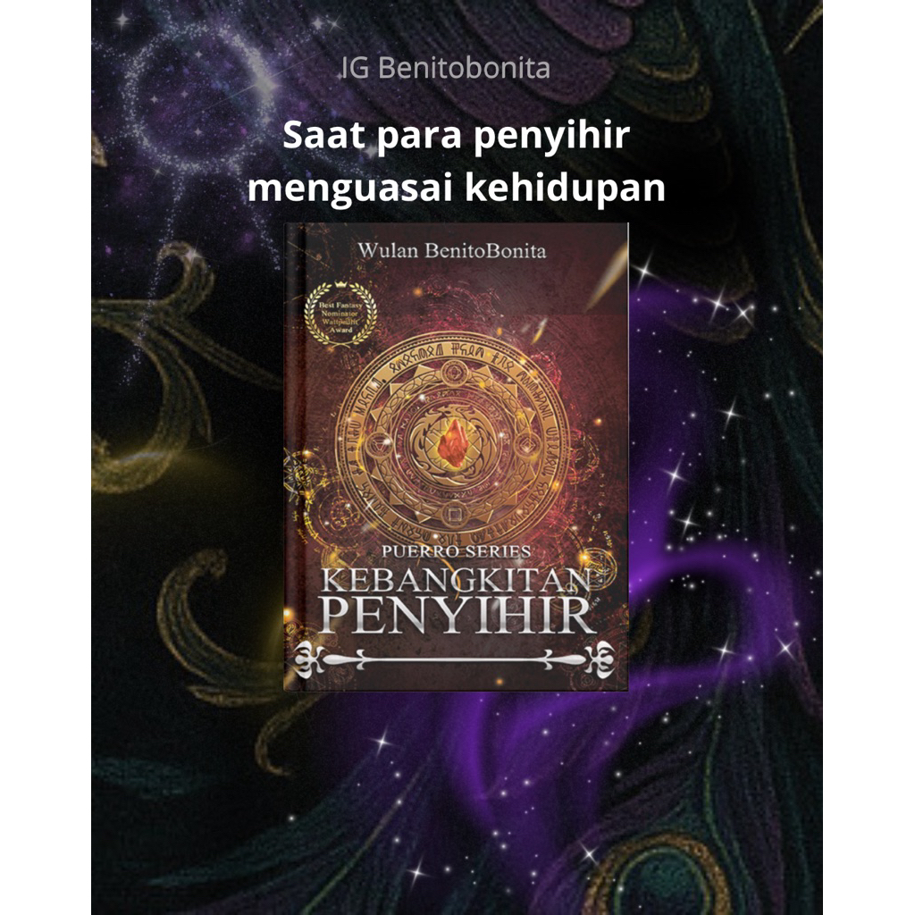 Puerro Novel 2 - Witch Awakening, Wattpad Fantasy Magic Action Romance, Wulan Benitobonita