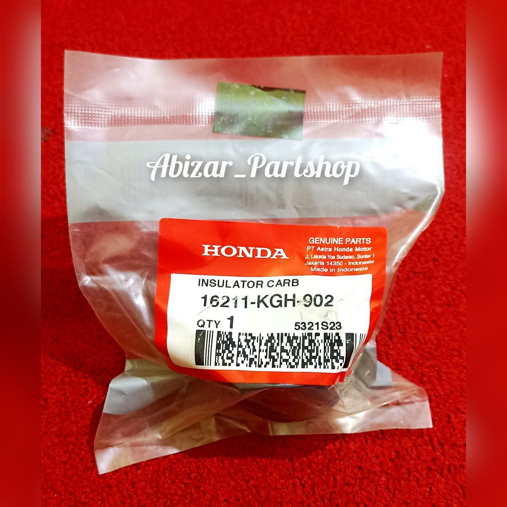 16211KGH902 Carb Insulator/ยางInsulatorไอดีManifoldคาร์บูเรเตอร์หัวกระบอกHonda CS-1/ยางManifoldคาร์บ
