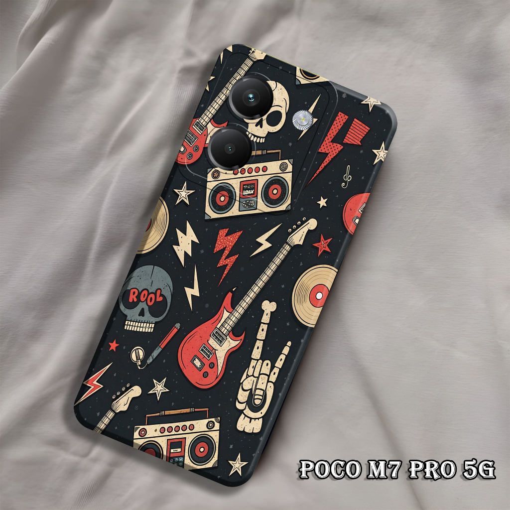HP Poco M7 Pro 4g Phone Case - Poco M7 Pro 4g Phone Case - Elzora.id - Fashion Music Case - Girls Ca