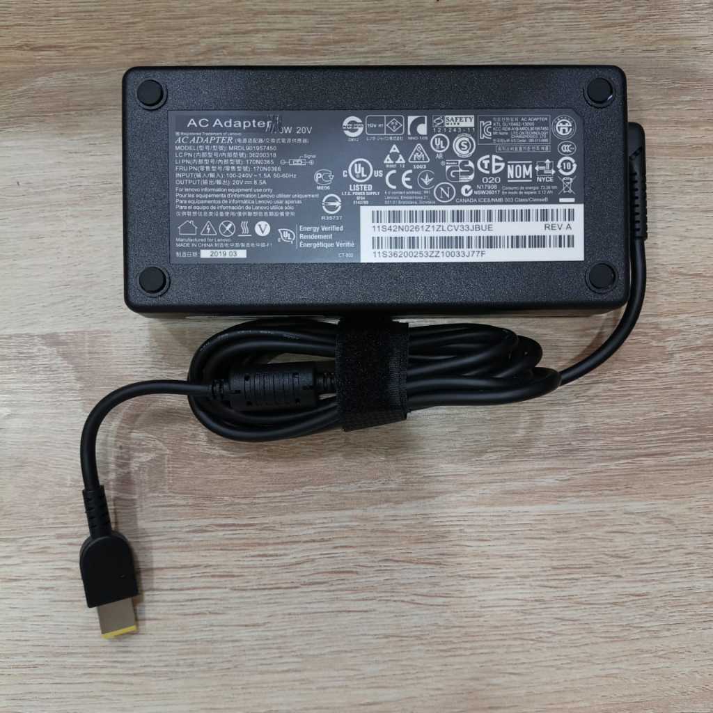 Lenovo Legion 5 15IMH05H Y7000P y7000se Y720-15 Thinkpad P50 P51 P70 P71 T440p 20V 8.5A (170W) อะแดป