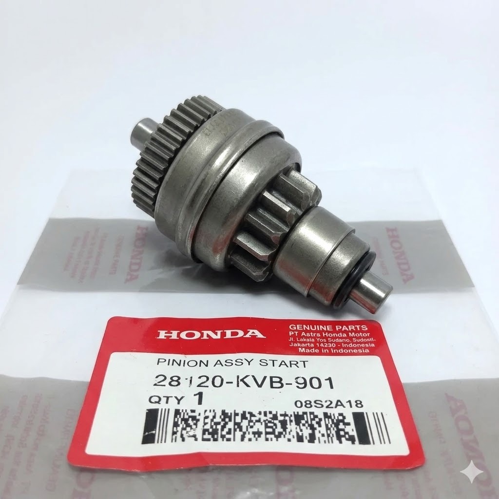 BENDIX STATER GEAR PINION ASSY START HONDA VARIO 110 BEAT SCOOPY CARBON AHM 28120-KVB-901