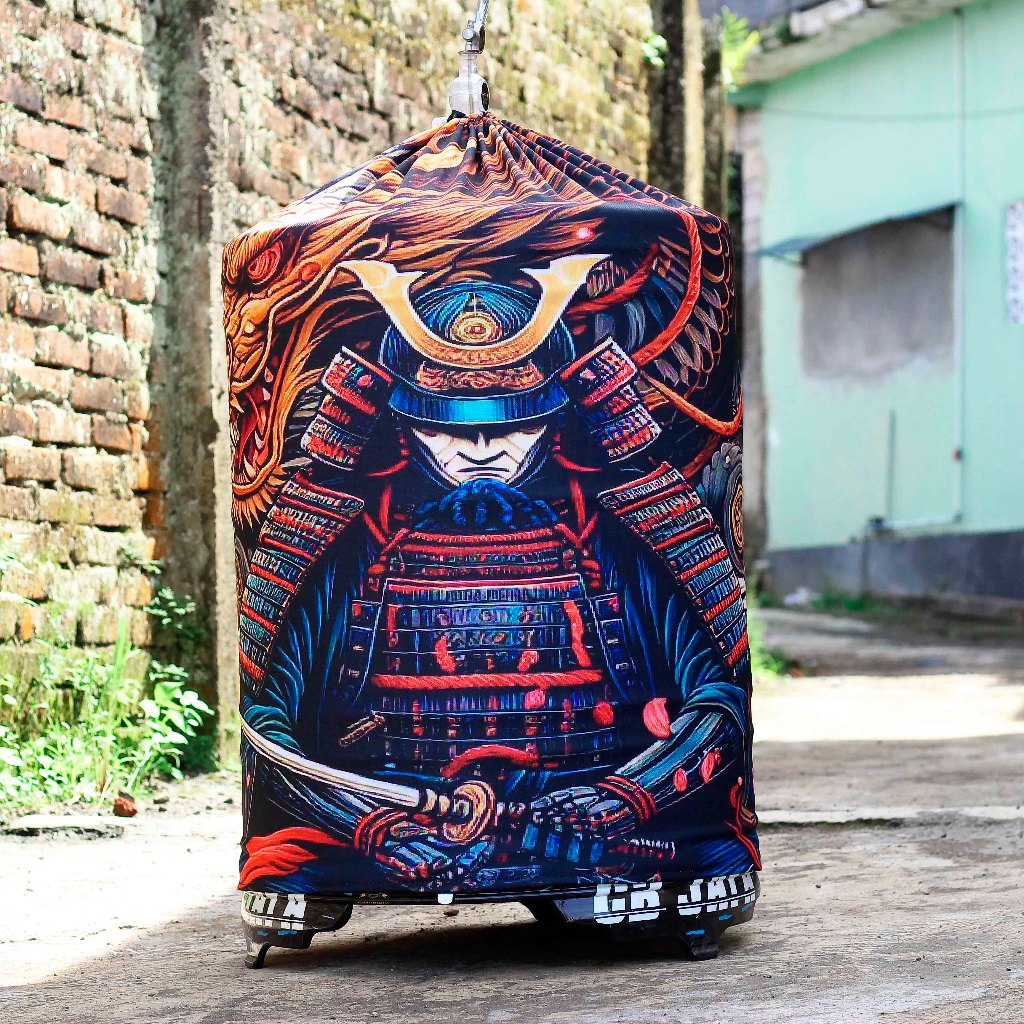 MURAI BATU DM 58 DOUBLE LATER COVER FULL PRINTING JAPANESE MOTIF THICK, COOL, PREMIUM QUALITY MATERI