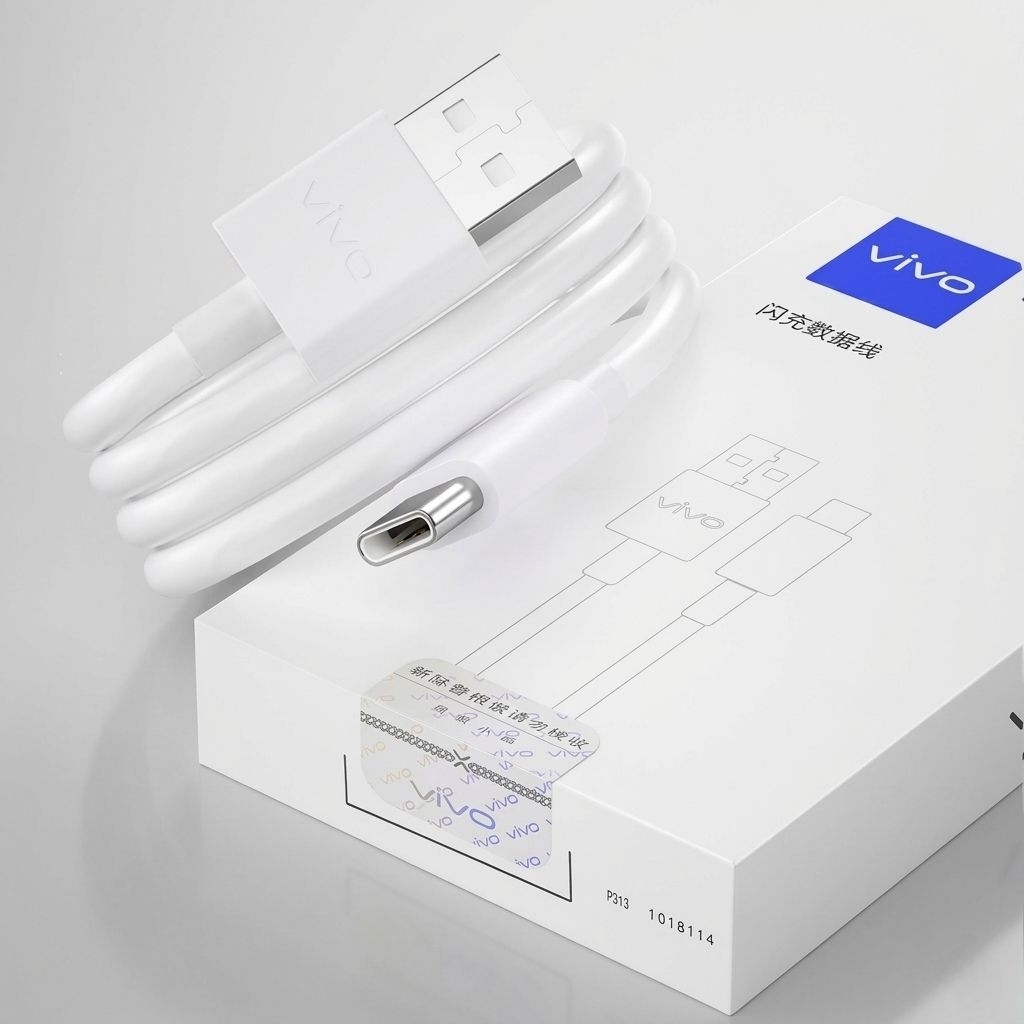 VIVO Original Data Cable Type C Flash Charge 44W 66W 80W Fast Charging Charger สําหรับ VIVO V27 V25 