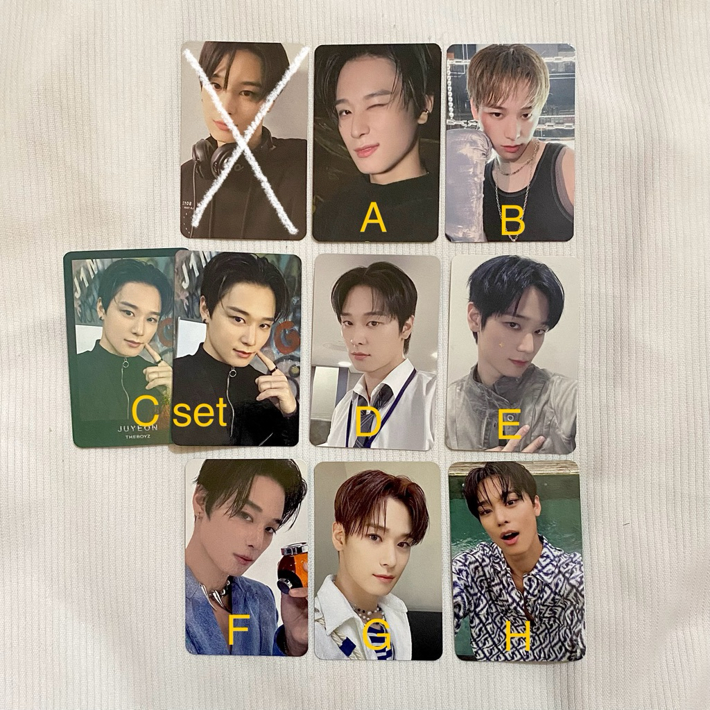 The boyz - juyeon photocard (tbz pc)