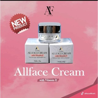 Allface Cream dengan Vitamin E - Krim Wajah Pelembab Mencerahkan Kulit Cantik dan Sehat 10g