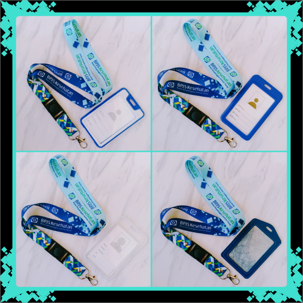 GANTUNGAN BPJS Health ID Card Lanyard & Frame, Holder, ID Card Holder