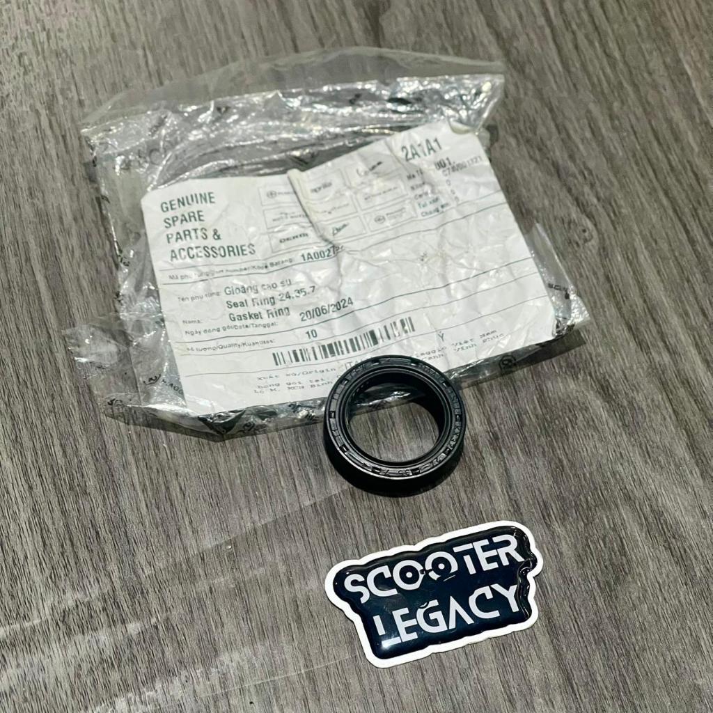 Original Piaggio Vespa Sprint Prima S LX LXV GTS 3V Iget ซ้ายรอกเพลาข้อเหวี่ยงซีล