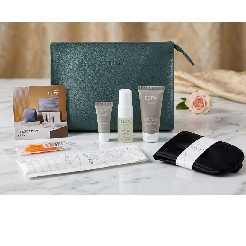 กระเป๋ากระเป๋าถือ Amenity Kit Travel Etihad