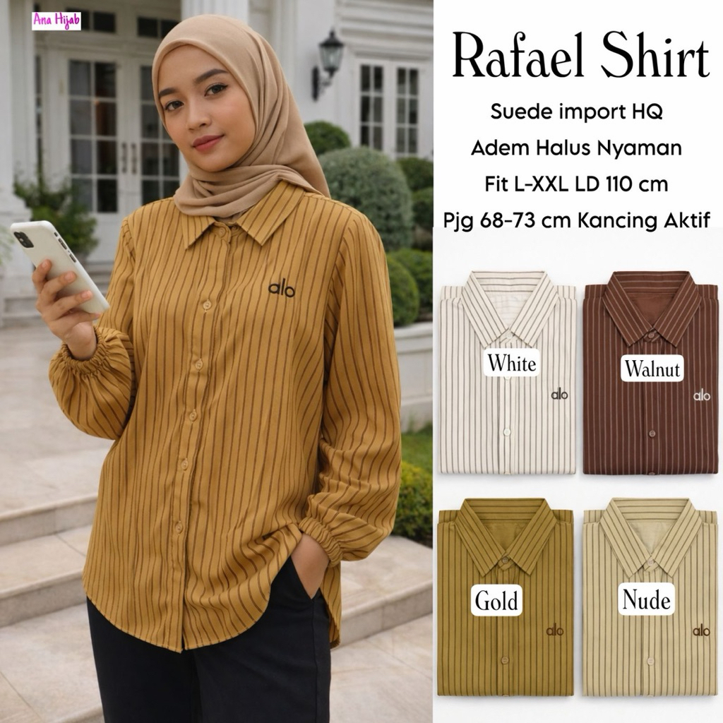 Rafael Shirt Womens Suede Top นําเข้าโดย Ana