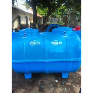 TANKI SYSTEM  FIBERGLASS BIOLIV BIOTANK 2000 Liter 2 Manhole  IPAL MBG.  Ramah Lingkungan. Garansi 10 Tahun!