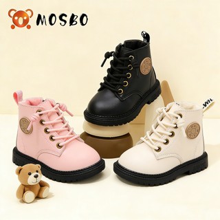 MOSBO Boots 9996 Sepatu Boots Anak Perempuan Sepatu Sneaker Anak Perempuan Sekolah 1-5 Tahun Import