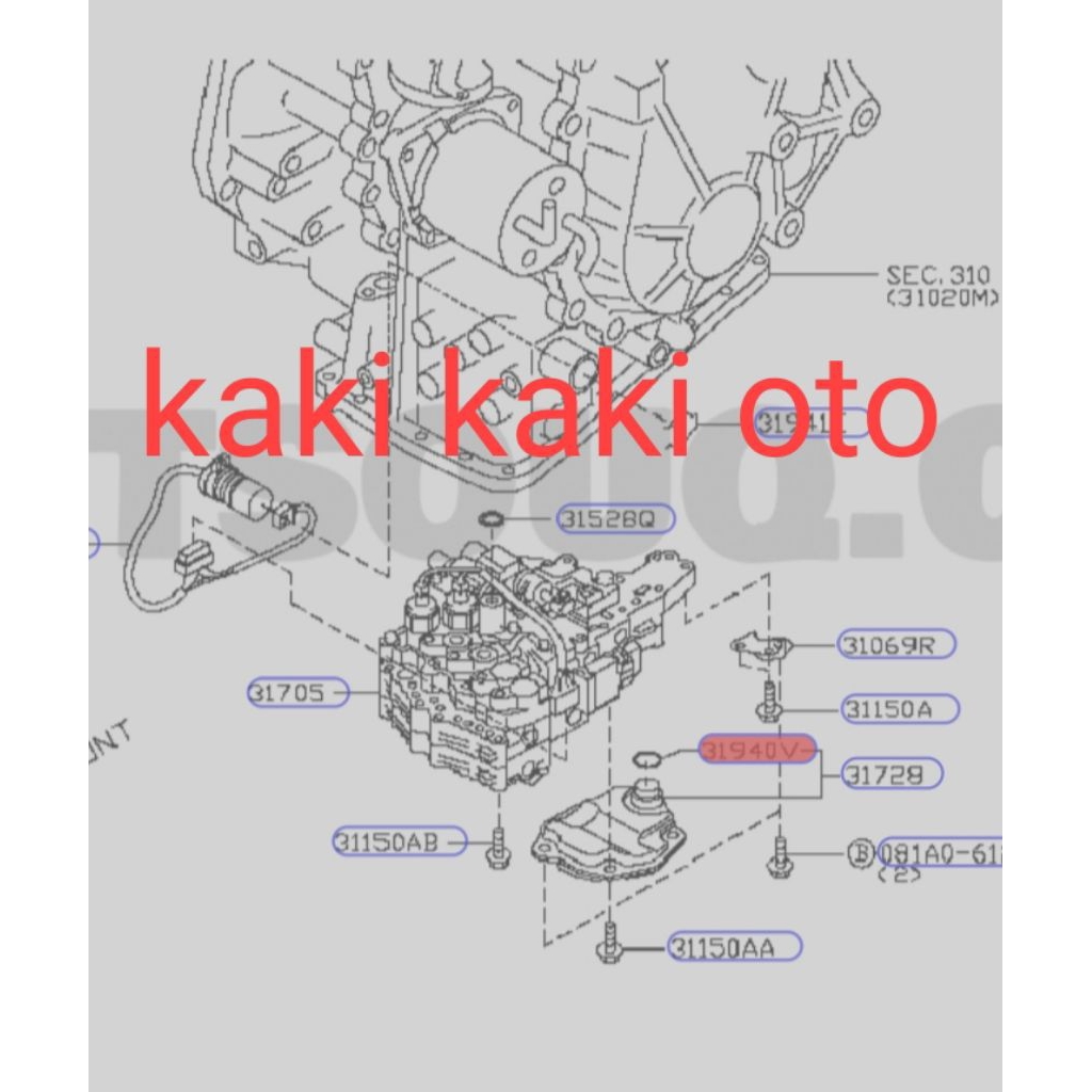 ซีล oring กรองวาล์ว valep body oring เกียร์ teana j32 j-32 murano z51 z-51