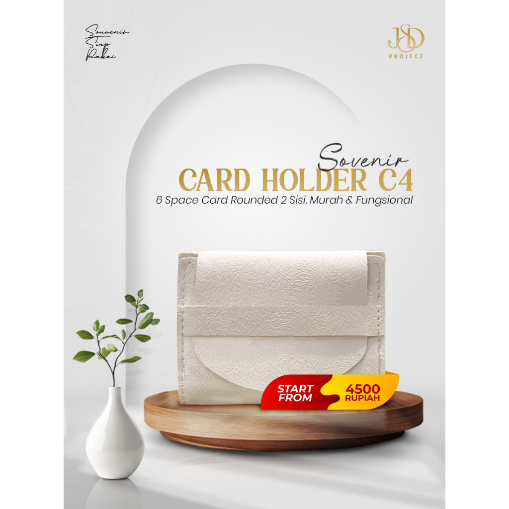 6-Slot CARD HOLDER ของที่ระลึกงานแต่งงาน / 6-Slot CARD กระเป๋าสตางค์งานแต่งงานของที่ระลึก C4 CD06