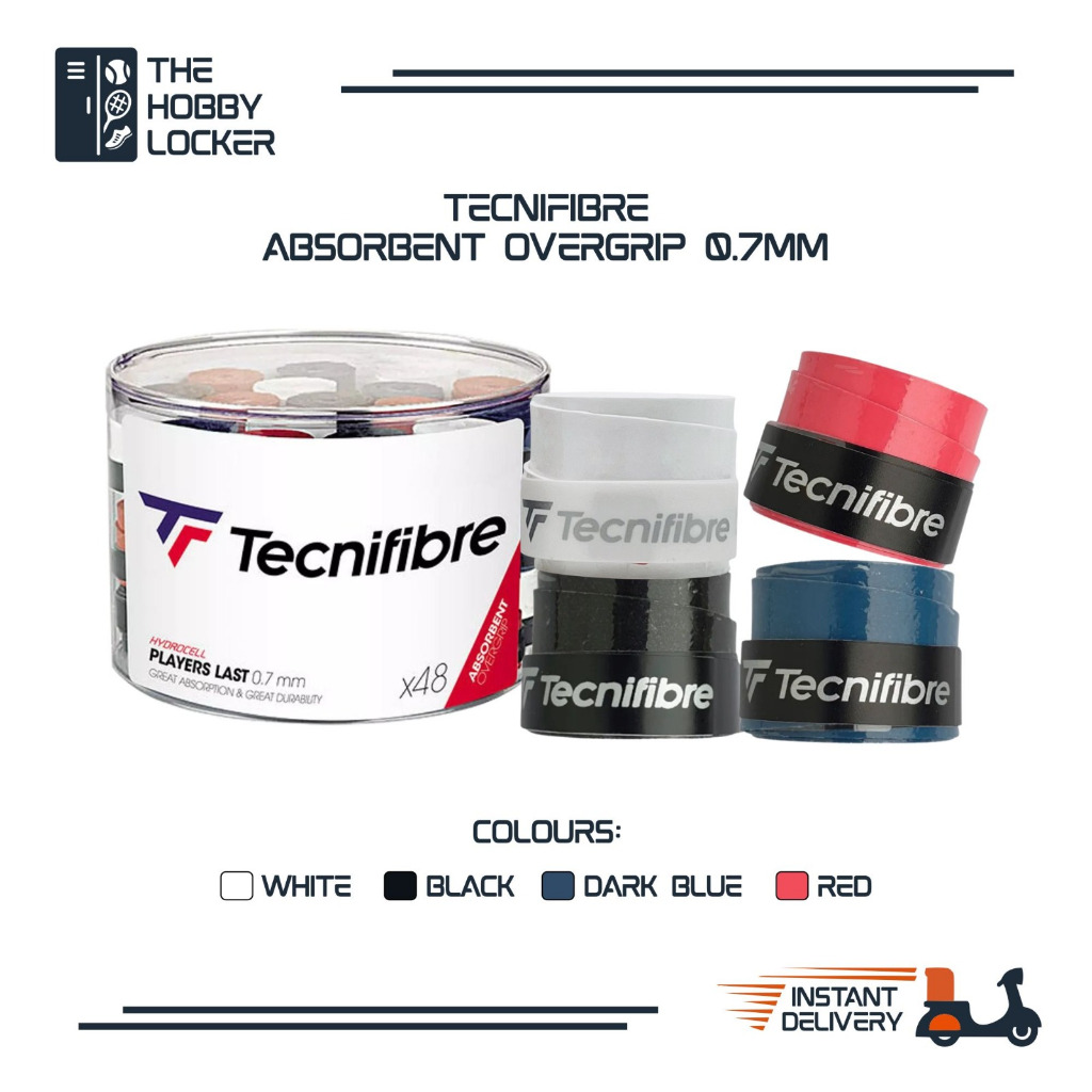 [READY] Over Grip Tecnifibre Absorbent Overgrip 0.7mm - เรียบ