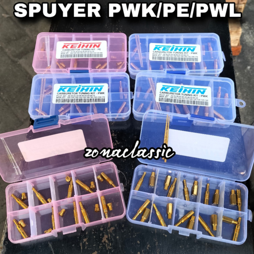 แพคเกจ SPUYER ชุด PWK PE PWL PJ PILOT JET MAIN JET MAINJET PWK PE PWM PWL คอนเทนติส 20 ชิ้น