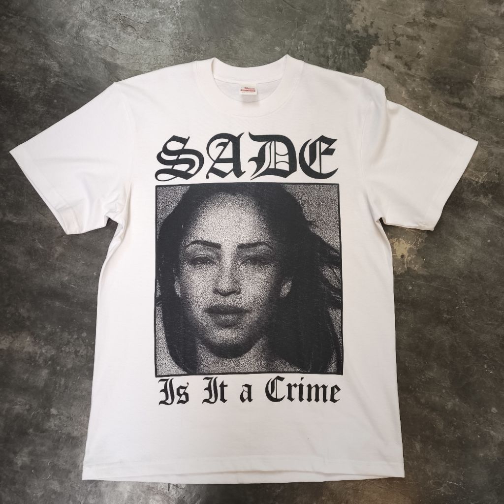 SADE - IS IT A CRIME SHORT SLEEVE WHITE