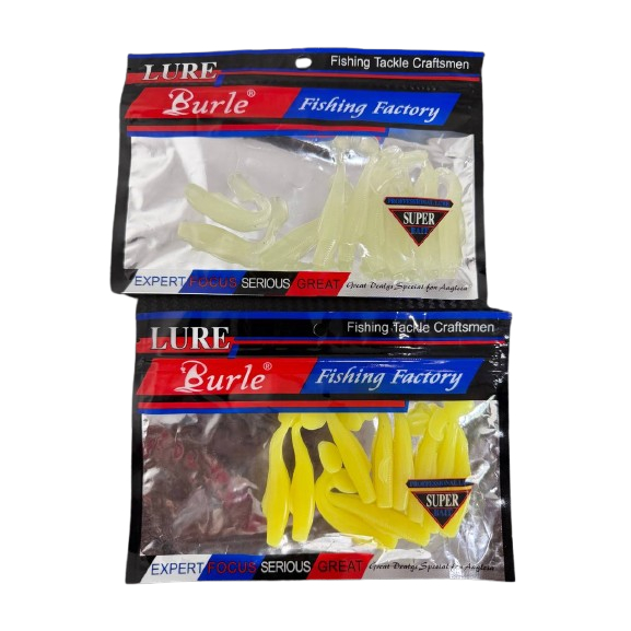 SoftLure Paddle Pop Paddle tail เหยื่อตกปลา 1 แพ็คเหยื่อ