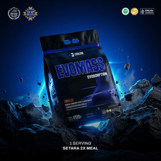 Evolene Evomass 10 lbs/4500gr - Mass Gainer - Suplemen Fitness