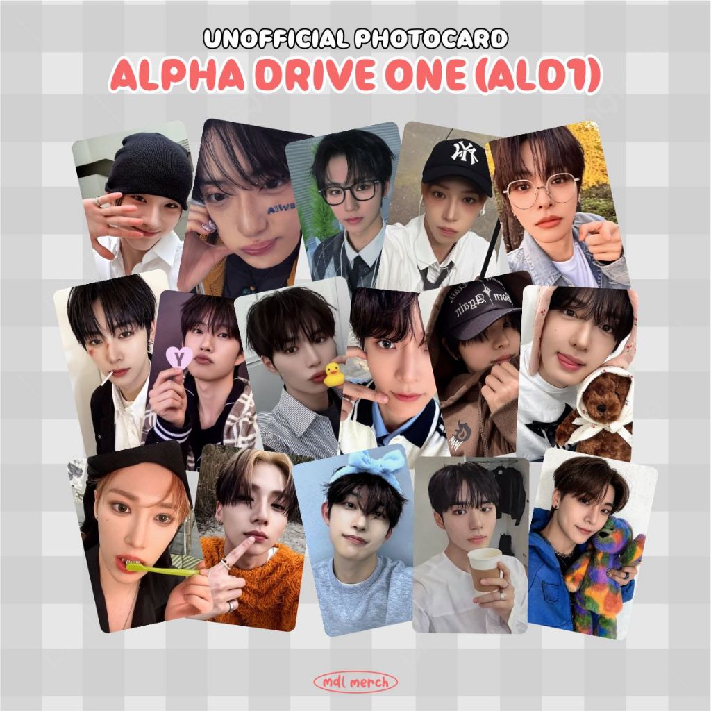 ALD1 / ALPHA DRIVE ONE / โฟโต้การ์ด UNOFFICIAL EUPHORIA FREAK ALARM KPOP / BOYS 2 PLANET / BOYS II P