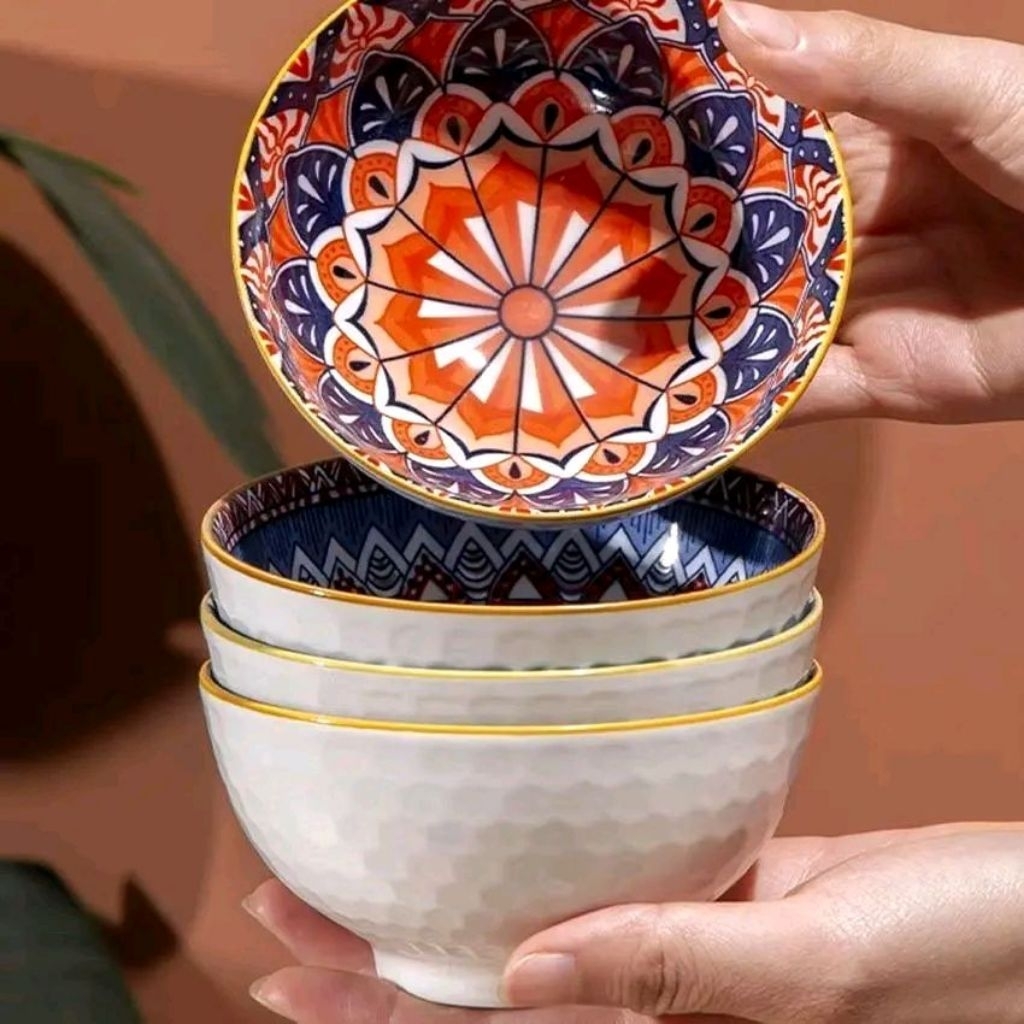 DC P (P70) SOUVENIR JAPANESE BOWL 1 ชิ้นกล่องฟรี / HAMPERS CANOT CHOOSE