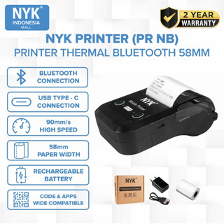 NYK Printer Thermal Bluetooth 58MM - PR NB - Printer Kasir Portabel COD