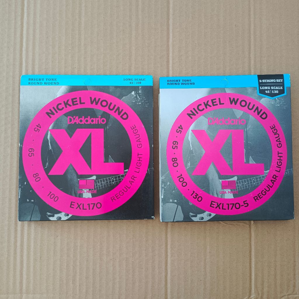 D'ADDARIO สายเบส DAddario EXL 170 EXL 170-5 - เสียงพิเศษ เล่นง่าย คุณภาพนําเข้า