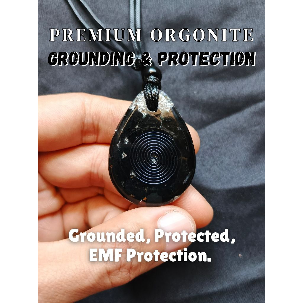 สร้อยคอพรีเมี่ยม สร้อยคอสายดิน Orgonite & การป้องกัน EMF