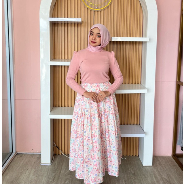 AMFA BOUTIQUE WOMENS FLOWER SKIRT JR FASHION PREMIUM QUALITY