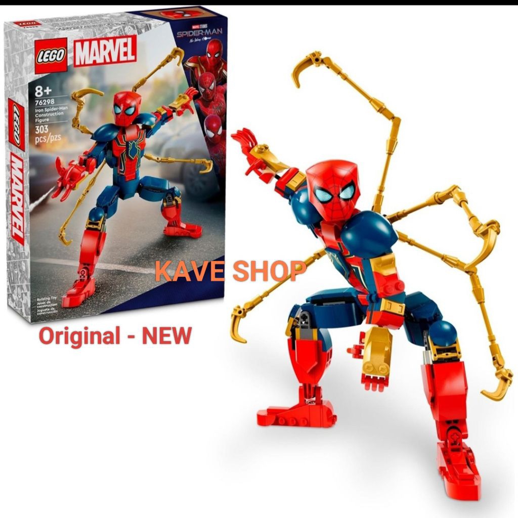 อิฐ 76219 Spiderman-Spider man vs Goblin - 76198 Spiderman vs Doctor Octopus - 76276 Venom vs Miles 