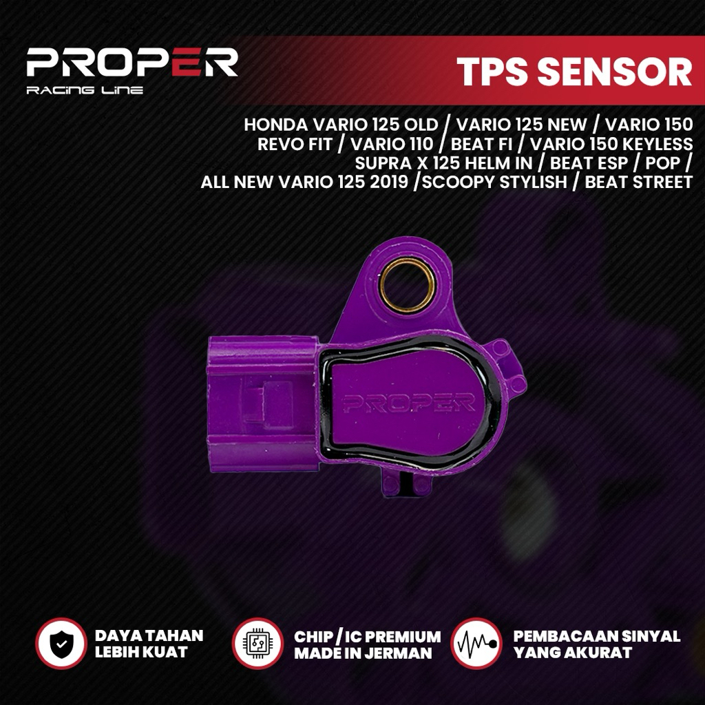 TPS Proper Racing Line คันเร่งตําแหน่งเซ็นเซอร์มอเตอร์ฉีด NMAX Aerox Lexi MX King Mio J Mio M3 R15 X