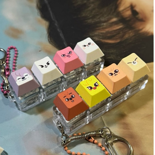 SKZOO Keycap Fidget คีย์บอร์ดพวงกุญแจ Stray Kids skz