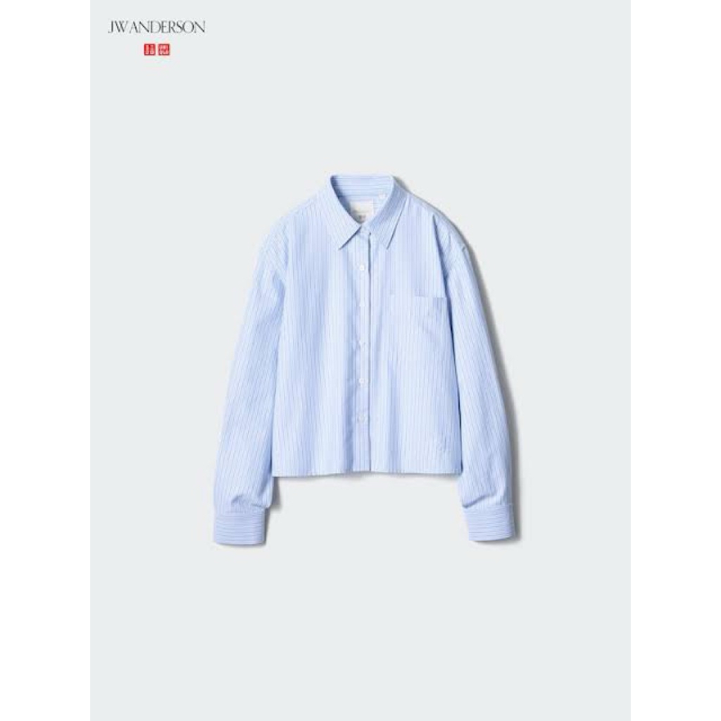 KEMEJA Uniqlo JW ANDERSON Boxy Oxford Shirt