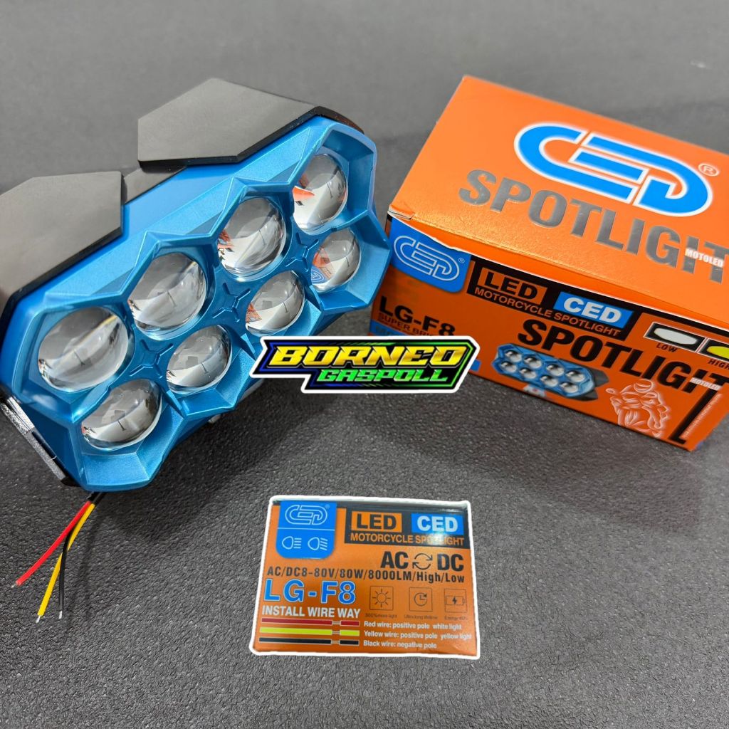 80watt ADDITIONAL รถรถจักรยานยนต์ไฟ CAN BE 12-34 VOLT 80W UNIVERSAL สีขาวสีเหลือง 12V 24V LG SERIES SUPER BRIGHT ราคา ถูกที่สุด ดีลบีเคเค แกลเลอรีภาพที่ 5