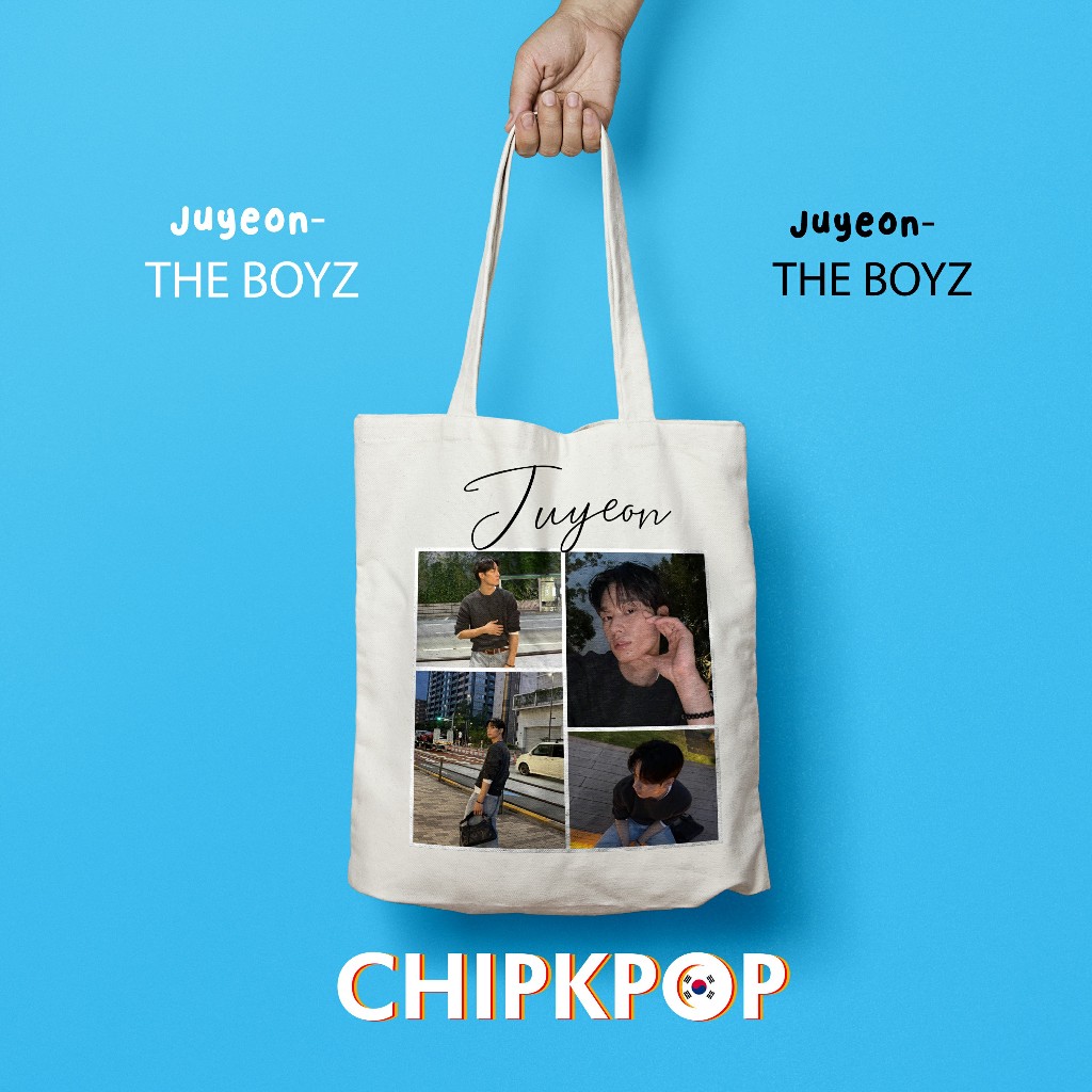 [ชุดแพ็ค] TOTEBAG JUYEON THE BOYZ I JACOB THE BOYZ I JUYEON THE BOYZ TBZ KPOP I TOTEBAG KPOP I TOTEB
