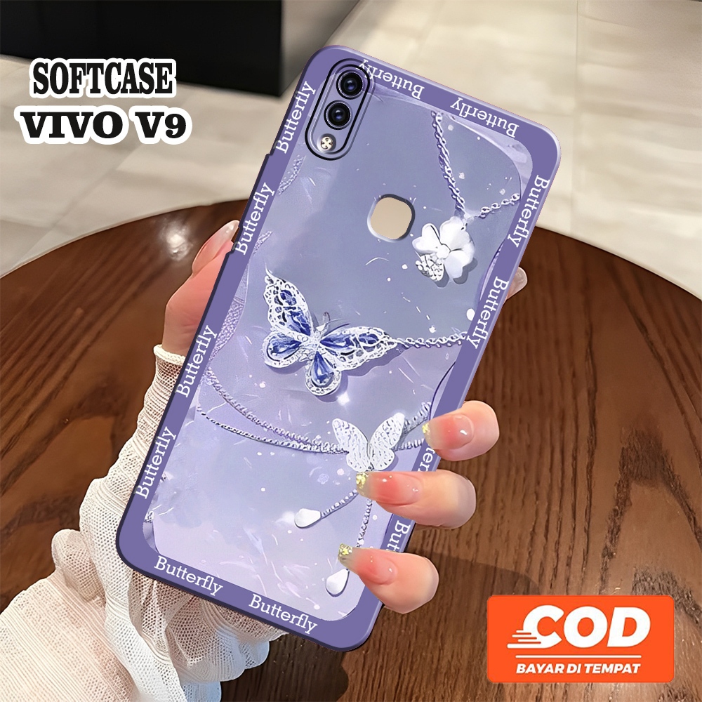 [JBCASE] ใหม่ล่าสุด VIVO V9 / VIVO V9 YOUTH SOFTCASE - Camera Protection - Aesthetic Case - macaroon