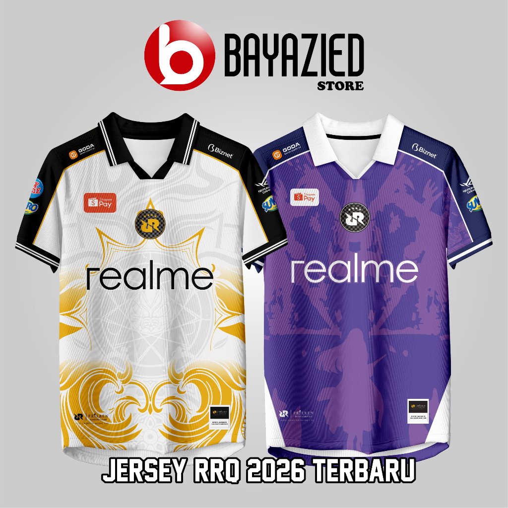 RRQ X Frieren Anime Jersey เสื้อยืดเกมล่าสุด 2026
