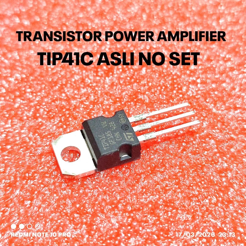 ทรานซิสเตอร์ TIP41C TIP41 C ST ไม่มีชุดต้นฉบับ