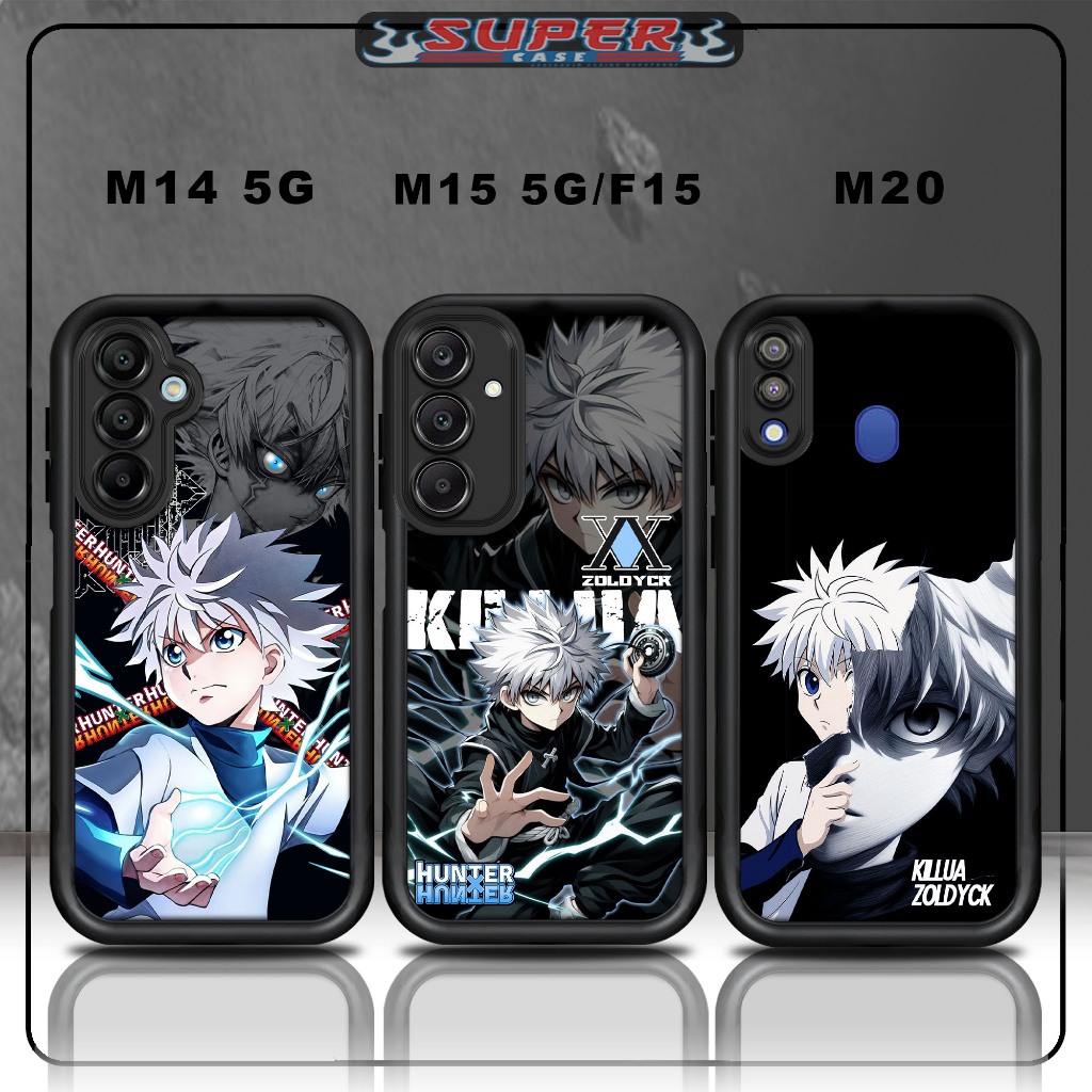 เคส Hp SoftCase Hp สําหรับแก้วสีดําพรีเมี่ยม SAMSUNG M14 5G M15 5G F15 M20 ออกแบบ KILLUA