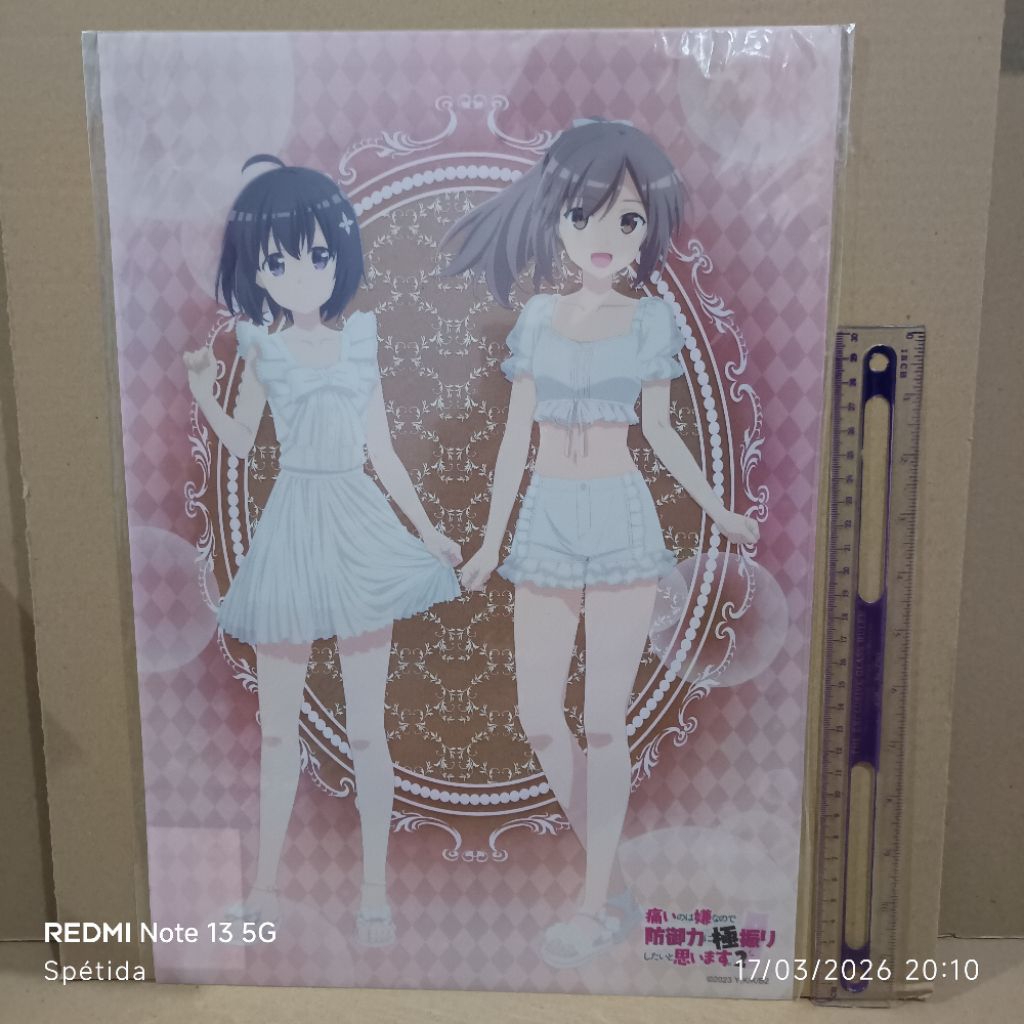 โปสเตอร์ใส Mapple & Sally BOFURI: ฉันไม่ต้องอยากเจ็บ จะเป็น Max Out My Defense ขนาด A3