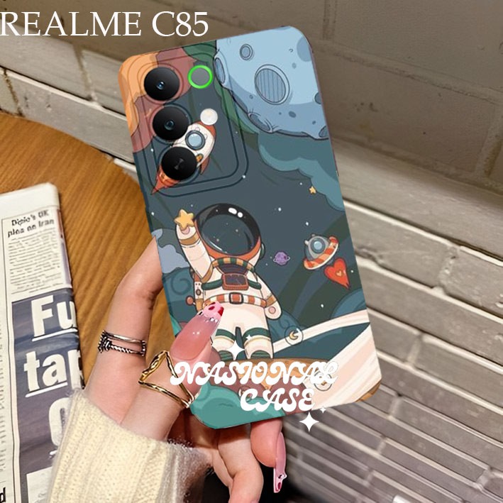 Kessing สําหรับ Realme C85 4G/5G - 15X Softcase Procamera Silicon Motifstronot cool ล่าสุด Cool Curr