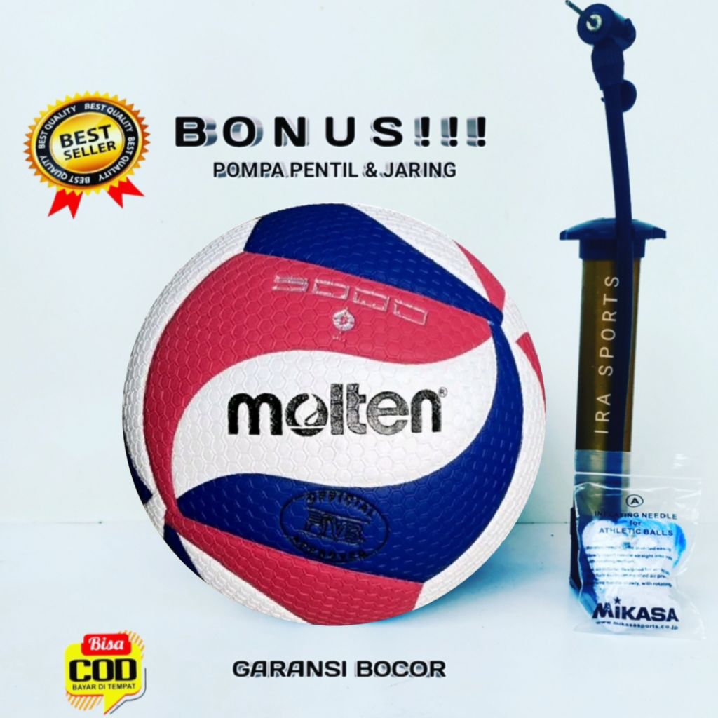 MOLTEN ลูกวอลเล่ย์บอล Molten ORIGINAL วอลเลย์บอล Molten 5000 เนื้อนุ่ม