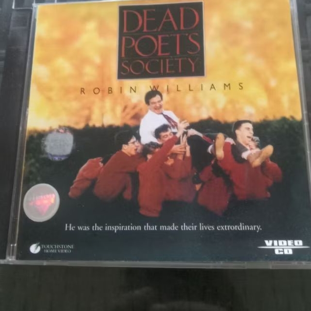 VCD Original DEAD POET SOCIETY SOCIETY Feat ROBIN WILLIAMS ข้อความอินโดนีเซีย