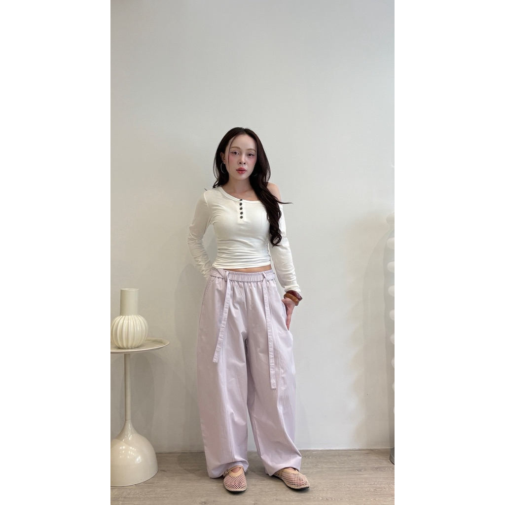 KATUN SANDRA ISHA COTTON CULOT PANTS