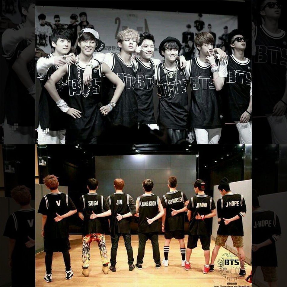 BANGTANBOYS BASKETBALL JERSEY (BTS) CUSTOM NAME